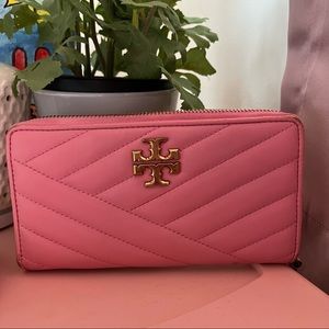 Tory Burch Wallet Kira Chevron Zip Wallet